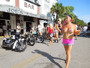 Poker Run 2012 photo - Duval Street, Key West